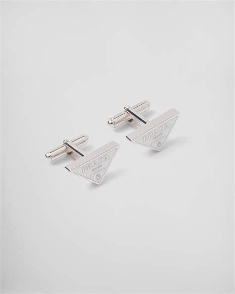 cufflinks prada|silver prada cufflinks.